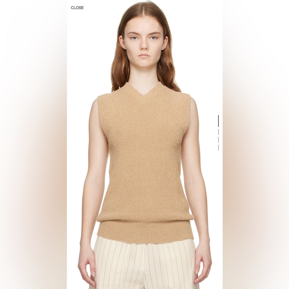 TOTEME
NWOT Beige V-Neck Tank Top